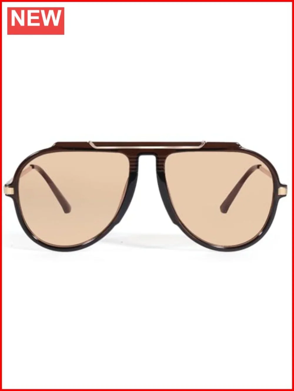 Oversized Aviator Sunglasses Retro 70s Vintage Metal Shades Unisex Adults